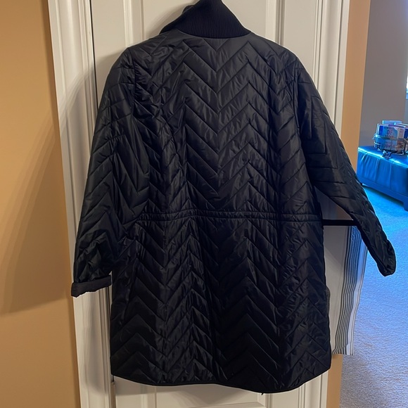 Athleta Black Nylon Long Sleeve Jacket Size XL - Picture 2 of 5